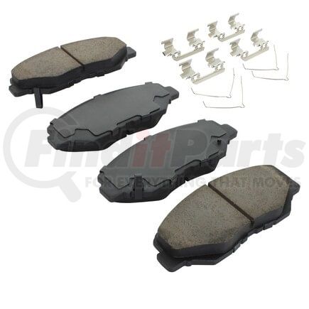 1003-0914CC by MPA ELECTRICAL - Quality-Built Disc Brake Pad Set - Black Series, Ceramic, with Hardware