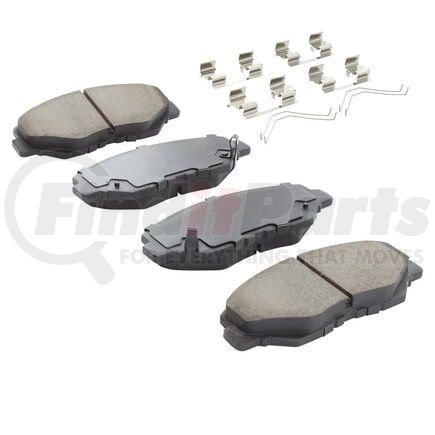 1003-0914C by MPA ELECTRICAL - Quality-Built Disc Brake Pad Set - Black Series, Ceramic, with Hardware