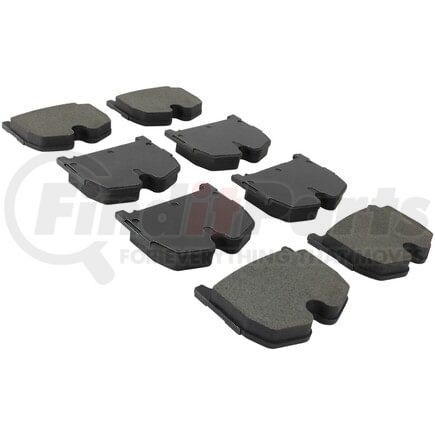 1003-0983M by MPA ELECTRICAL - Quality-Built Disc Brake Pad Set - Black Series, Semi-Metallic, with Hardware