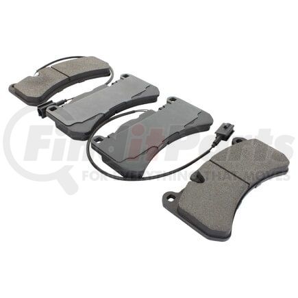 1003-1116AM by MPA ELECTRICAL - Quality-Built Disc Brake Pad, Black Series, Semi-Metallic