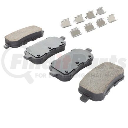 1001-1021C by MPA ELECTRICAL - Quality-Built Disc Brake Pad, Premium, Ceramic, with Hardware