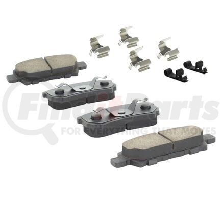 1001-1037C by MPA ELECTRICAL - Quality-Built Disc Brake Pad, Premium, Ceramic, with Hardware