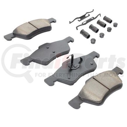 1001-1047BC by MPA ELECTRICAL - Quality-Built Premium Ceramic Brake Pads w/ Hardware