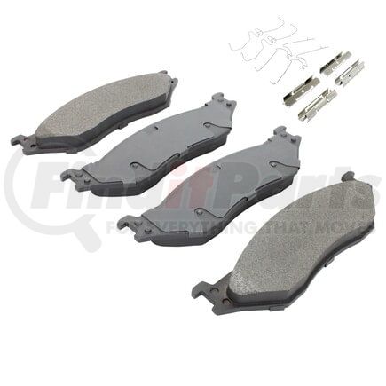 1001-1066M by MPA ELECTRICAL - Quality-Built Premium Disc Brake Pad Set - Semi-Metallic, with Hardware