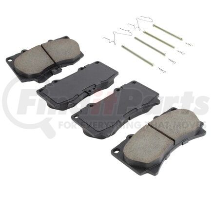 1001-1119C by MPA ELECTRICAL - Quality-Built Premium Ceramic Brake Pads w/ Hardware