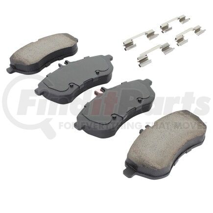 1001-1340M by MPA ELECTRICAL - Quality-Built Premium Semi-Metallic Brake Pads w/ Hardware