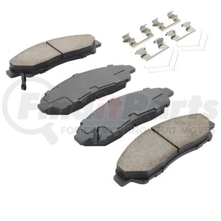 1001-1378C by MPA ELECTRICAL - Quality-Built Disc Brake Pad, Premium, Ceramic, with Hardware