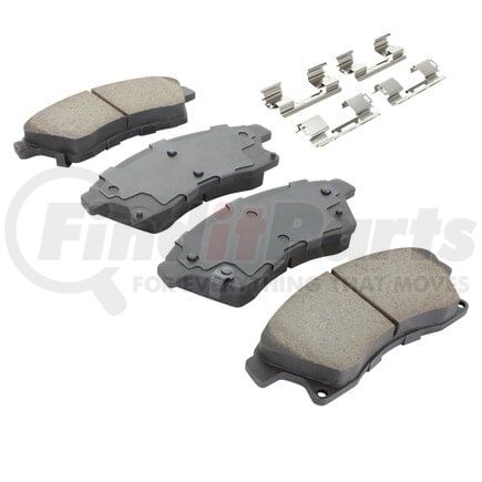 1001-1522C by MPA ELECTRICAL - Quality-Built Disc Brake Pad, Premium, Ceramic, with Hardware