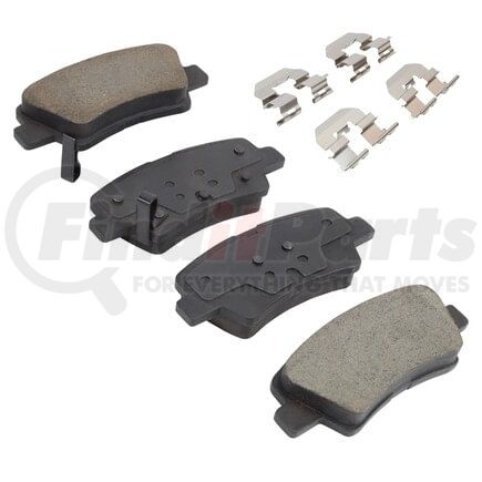 1001-1544C by MPA ELECTRICAL - Quality-Built Disc Brake Pad, Premium, Ceramic, with Hardware