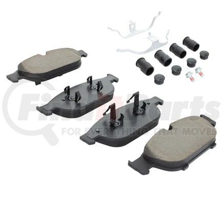 1001-1549M by MPA ELECTRICAL - Quality-Built Premium Semi-Metallic Brake Pads w/ Hardware