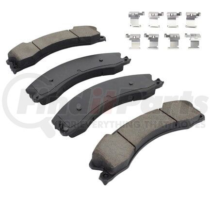 1001-1565C by MPA ELECTRICAL - Quality-Built Disc Brake Pad, Premium, Ceramic, with Hardware