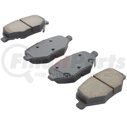 1001-1612M by MPA ELECTRICAL - Quality-Built Premium Disc Brake Pad Set - Semi-Metallic, with Hardware