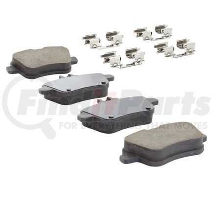 1001-1646AM by MPA ELECTRICAL - Quality-Built Premium Disc Brake Pad Set - Semi-Metallic, with Hardware