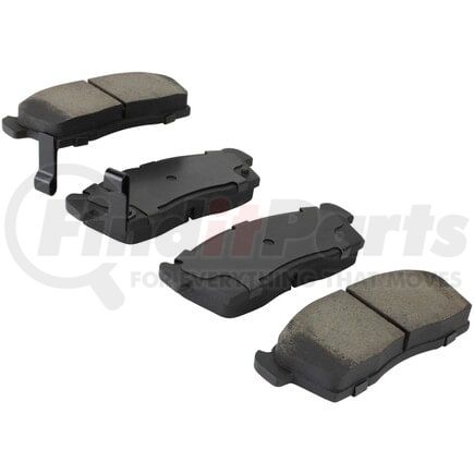 1001-1658C by MPA ELECTRICAL - Quality-Built Premium Ceramic Brake Pads w/ Hardware