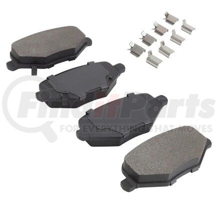 1001-1719C by MPA ELECTRICAL - Quality-Built Premium Ceramic Brake Pads w/ Hardware