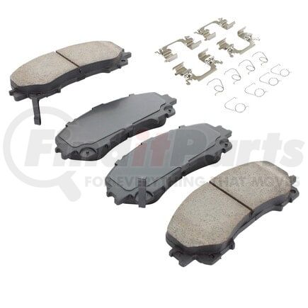 1001-1736C by MPA ELECTRICAL - Quality-Built Disc Brake Pad, Premium, Ceramic, with Hardware