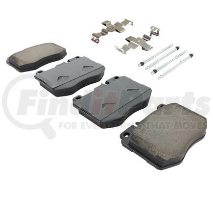 1001-1796C by MPA ELECTRICAL - Quality-Built Premium Ceramic Brake Pads w/ Hardware