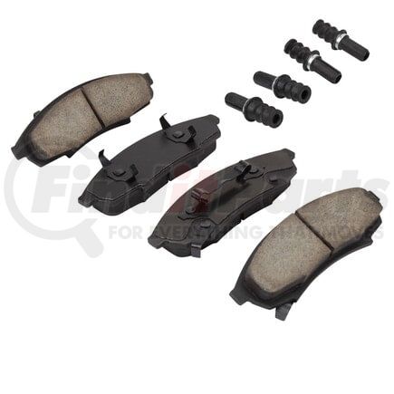 1002-0376M by MPA ELECTRICAL - Quality-Built Work Force Heavy Duty Brake Pads w/ Hardware