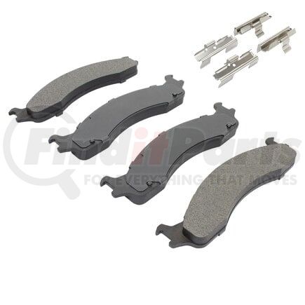 1002-0655AM by MPA ELECTRICAL - Quality-Built Work Force Heavy Duty Brake Pads w/ Hardware