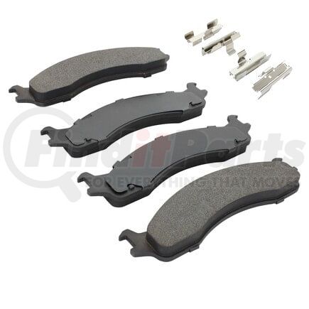 1002-0655M by MPA ELECTRICAL - Quality-Built Disc Brake Pad Set - Work Force, Heavy Duty, with Hardware