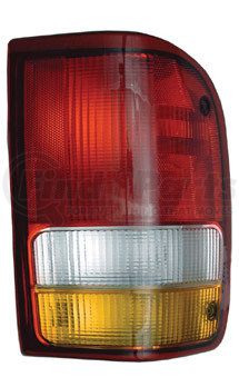 85712-5 by GROTE - Brake / Tail Light Combination Lens - Rectangular, Red, Amber and Clear, Right