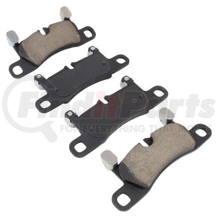 1003-1453M by MPA ELECTRICAL - Quality-Built Disc Brake Pad Set - Black Series, Semi-Metallic, with Hardware