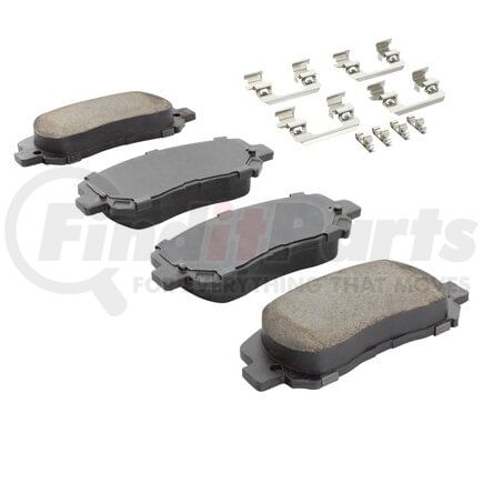 1003-1640CC by MPA ELECTRICAL - Quality-Built Black Series Ceramic Brake Pads w/ Hardware