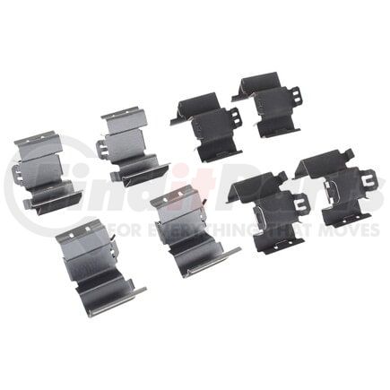 1003-1691M by MPA ELECTRICAL - Quality-Built Disc Brake Pad Set - Black Series, Semi-Metallic, with Hardware