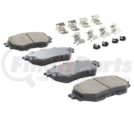 1003-1759C by MPA ELECTRICAL - Quality-Built Black Series Ceramic Brake Pads w/ Hardware