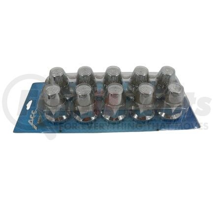 18102 by AMERICAN CHROME - ABS Chrome Nut Cover, 33mm x 2.88 in. Twist-On with Flange