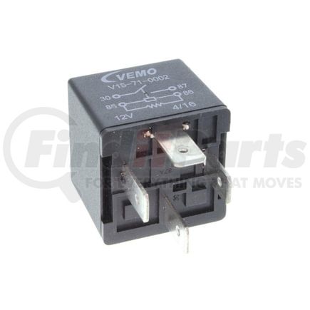 V15-71-0002 by VEMO - Relé, marcha en inercia del ventilador d