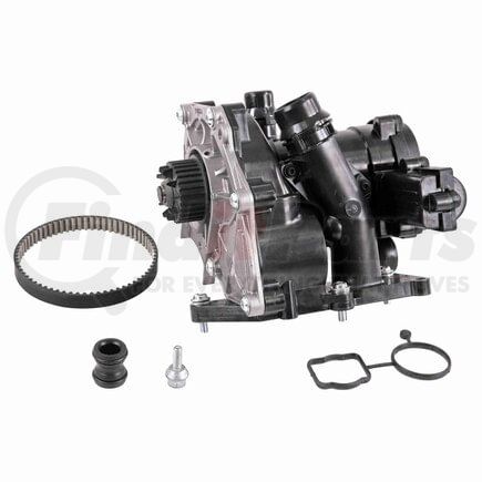 V15992107 by VEMO - Engine Coolant Thermostat Housing, w/ Gasket