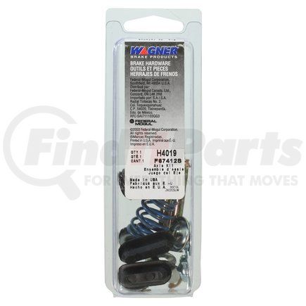 Wagner H4019 Brake Hold Down Spring Kit Wagner H4019 Brake Hold Down Kit/parts