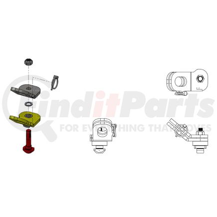 GH103195 by GEN-Y HITCH - 1 PAIR - PLATE STYLE PUCK ANCHOR AS