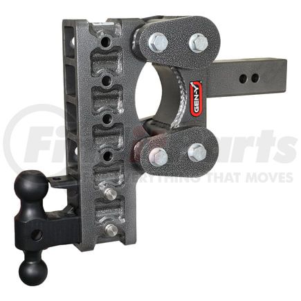 GH-1226 by GEN-Y HITCH - The BOSS TORSION-FLEX 2" Shank 10" Drop 1.7K TW 16K Hitch & GH-051 Dual-Ball & GH-032 Pintle Lock