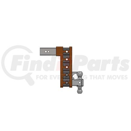 GH-1713 by GEN-Y HITCH - MEGA-DUTY 3" Shank 6" Drop 3.5K TW 32K Hitch & GH-0161 Dual-Ball