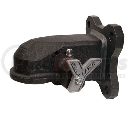GH-24002 by GEN-Y HITCH - ADMIRAL Coupler - Flat Plate Mount - Cast - SnapLatch 20K Capacity - 2K Tongue weight