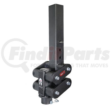GH-7092 by GEN-Y HITCH - SPARTAN TORSION-FLEX Snap Latch 2.5" Offset 4" Square Tube Gooseneck 2 5/16" Coupler Standard Height 6.5K TW 30K Towing - Includes GH-098 Pin & Pull Rod