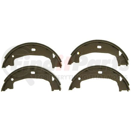 PAB828 by WAGNER - Wagner ThermoQuiet PAB828 Parking Brake Shoe Set