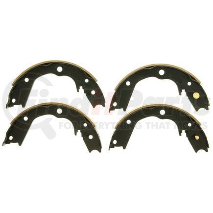 PAB849 by WAGNER - Wagner ThermoQuiet PAB849 Parking Brake Shoe Set