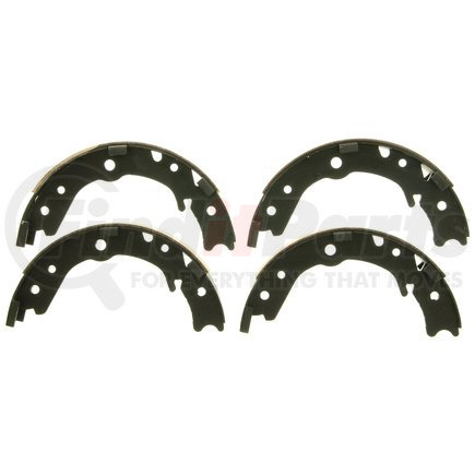 PAB856 by WAGNER - Wagner ThermoQuiet PAB856 Parking Brake Shoe Set
