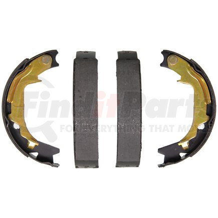 PAB889 by WAGNER - Wagner ThermoQuiet PAB889 Parking Brake Shoe Set