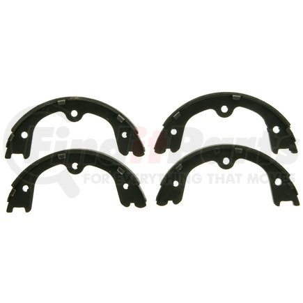 PAB867 by WAGNER - Wagner ThermoQuiet PAB867 Parking Brake Shoe Set