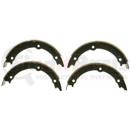 PAB908 by WAGNER - Wagner ThermoQuiet PAB908 Parking Brake Shoe Set