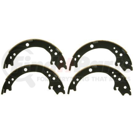 PAB912 by WAGNER - Wagner ThermoQuiet PAB912 Parking Brake Shoe Set