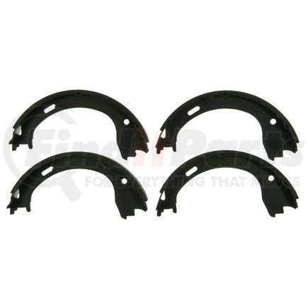 PAB924 by WAGNER - Wagner ThermoQuiet PAB924 Drum Brake Shoe Set