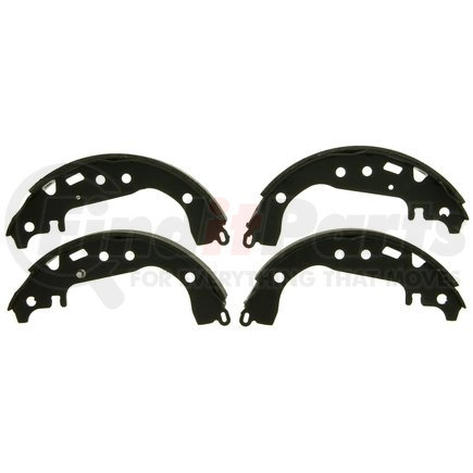 PAB832 by WAGNER - Wagner ThermoQuiet PAB832 Drum Brake Shoe Set