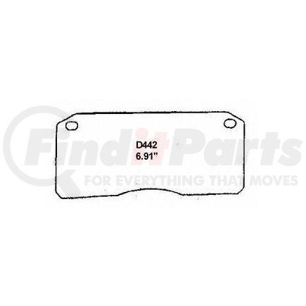 Wagner SX442 DISC PAD SET