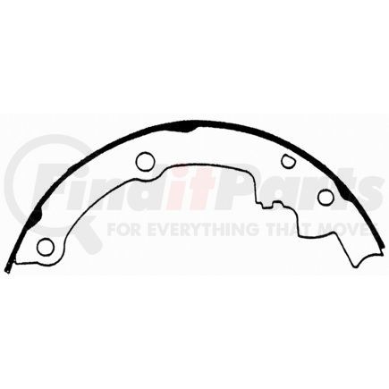 Wagner PAB521 Drum Brake Shoe ThermoQuiet Drum Brake Shoe Set