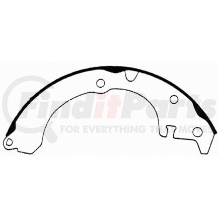 Wagner PAB530 Drum Brake Shoe Wagner ThermoQuiet PAB530 Drum Brake Shoe Set